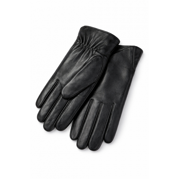 Γυναικεία Δερμάτινα Γάντια Μαύρα