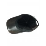 Δερμάτινο καπέλο ανδρικό μαύρο