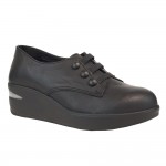 300-202 Womens genuine leather shoe in black
