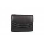 Δερμάτινο πορτοφόλι γυναικείο μαύρο 