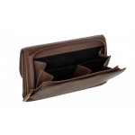 W-5987 TAUPE Womens Leather Wallet in light brown