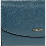 Δερμάτινο πορτοφόλι γυναικείο μπλε 