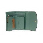 Δερμάτινο πορτοφόλι γυναικείο μπλε 