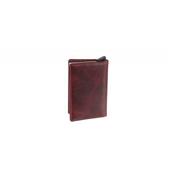 M-OP 12570 Cardcase genuine leather in brown