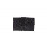 Δερμάτινο πορτοφόλι γυναικείο μαύρο