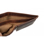 Δερμάτινο πορτοφόλι ανδρικό καφέ κάρα 