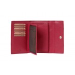 Κόκκινο δερμάτινο πορτοφόλι    