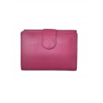 Γυναικείο πορτοφόλι δερμάτινο ροζ  