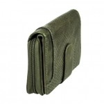 Γυναικείο Πορτοφόλι Γνήσιο Δέρμα Πράσινο