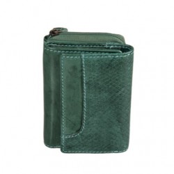 Γυναικείο Πορτοφόλι  Γνήσιο Δέρμα Τιρκούαζ 