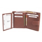 Γυναικείο πορτοφόλι δερμάτινο Καφέ