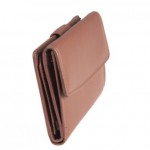 Γυναικείο πορτοφόλι δερμάτινο Καφέ