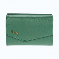 Γυναικείο Γνήσιο Δέρμα Πορτοφόλι σε χρώμα Μέντα 