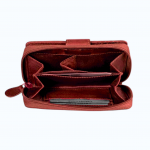 Γυναικείο Πορτοφόλι Γνήσιο Δέρμα Κόκκινο