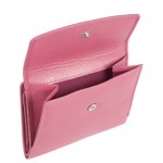 Γυναικείο πορτοφόλι δερμάτινο ροζ  