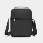 Ανδρικό τσαντάκι χιαστί αδιάβροχο σε μαύρο   