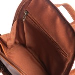 Γυναικεία δερμάτινη τσάντα πλάτης ταμπά 