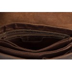 W-SAK-1781 BRWN Womens bag genuine leather in brown