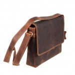 Δερμάτινη χιαστί τσάντα σε ταμπά   