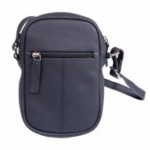 Δερμάτινο τσαντάκι σε μαύρο   