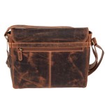 Δερμάτινη χιαστί τσάντα σε ταμπά   