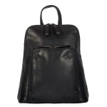 Δερμάτινο σακίδιο πλάτης μαύρο  