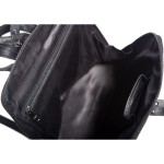 Δερμάτινο σακίδιο πλάτης μαύρο  