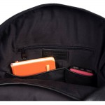 Δερμάτινο σακίδιο πλάτης σε μαύρο   