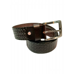 Δερμάτινη ζώνη ανδρική καφέ  