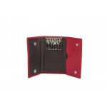 Δερμάτινη Κλειδοθήκη σε κόκκινο 