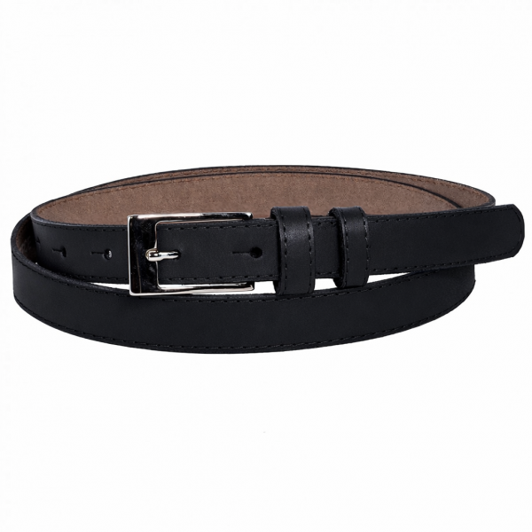 Δερμάτινη Ζώνη Γυναικεία Μαύρη 