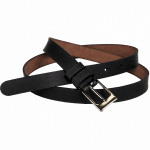 Δερμάτινη Ζώνη Γυναικεία Μαύρη 