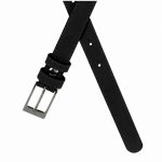 Δερμάτινη Ζώνη Γυναικεία Μαύρη 