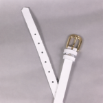 Δερμάτινη Ζώνη Γυναικεία Άσπρη 