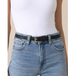 Δερμάτινη Ζώνη Γυναικεία Μαύρη 