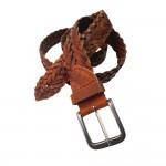 Δερμάτινη ζώνη ανδρική καφέ    