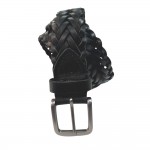 Δερμάτινη ζώνη ανδρική μαύρη    