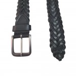 Δερμάτινη ζώνη ανδρική μαύρη    