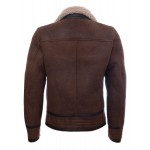 M-Helmout-Brown Mens muton genuine lamb leather in brown