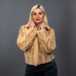 Οικολογική γούνα σε μπέζ   