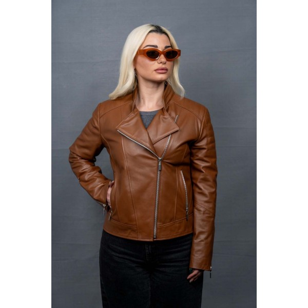 Δερμάτινο Γυναικείο Μπουφάν Perfecto Ταμπά 