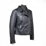 W-LARA 940 BLK Women genuine leather jacket in black